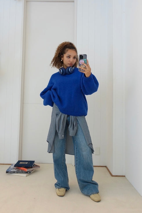 ルーズストレートデニム